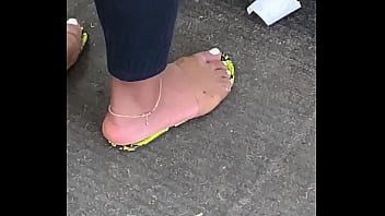 Feet in sandal