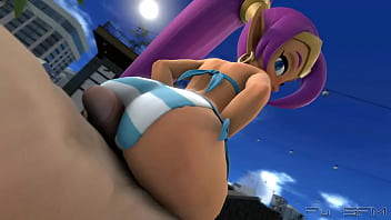 Shantae grinds on cock with her juicy ass