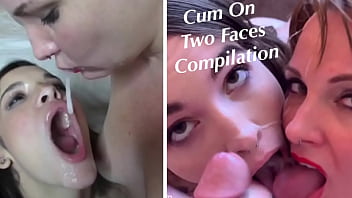 Cum on Two Girls Facial Compilation : Amateurs Suck, Swap & Swallow