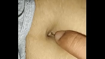 Desi wife - Playing with Navel