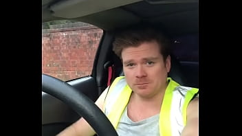Straight British Builder Wanks In Car Dogging In Essex