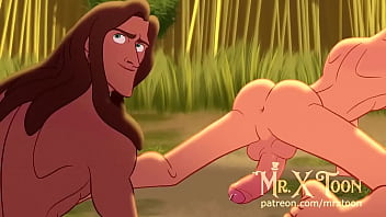 Tarzan socando o cipó sem dó