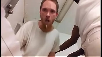 Prison masc fucks white prison punk