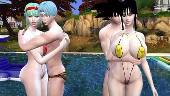 Bulma step Mother and Wife Epi 3 Beautiful Wife Addicted to Sex Likes to be Fucked by her Young Son and Friend with the Bigger Cock than her Husband Cuckold likes to be Fucked Hard in the Ass NTR
