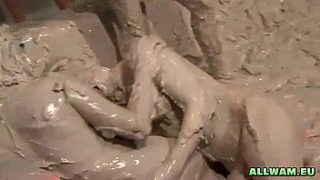 Eurobabes battle in the mud