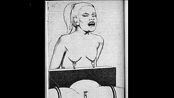 Admire black and white cartoon porn with women suffering sexy bondage