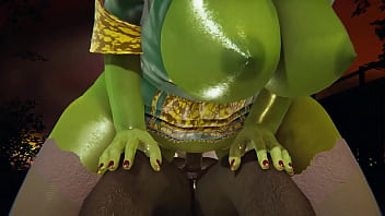 Shrek - Princess Fiona creampied da Orc - 3D Porn