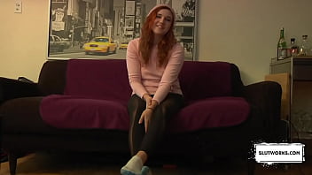 Cute Redhead Gives Herself Multiple Squirting Orgasms In Casting