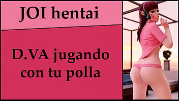 D.VA wants to play with your cock. JOI in Spanish.