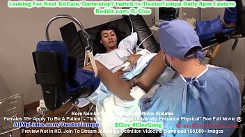 Ebony Hottie Eliza Shields's Gyno Exam Caught On Spy Cam By Doctor Tampa @ GirlsGoneGyno! - Tampa University Physical Reup