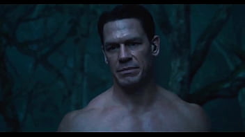 John Cena in white underwear at the suicid3 squad movie