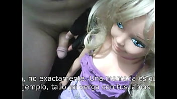 Blowjob by little Daphne doll with integrated AI artificial intelligence [ENGLISH SUBTITLES]