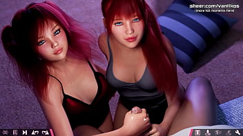 Doppelte Hausaufgaben Zwei heiße 18jährige rothaarige Stiefschwestern mit wunderschönen großen Ärschen teilen sich den Schwanz ihres Stiefbruders Meine sexiesten GameplayMomente Teil 12