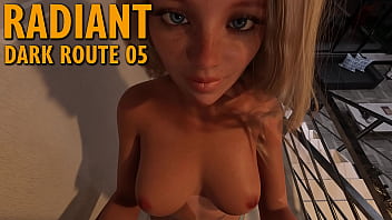 RADIANT: DARK ROUTE #05 • Gorgeous blonde shows her tiny tits