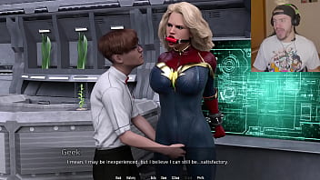 La scena segreta eliminata di Captain Marvel (Heroine Adventures) [Uncensored]