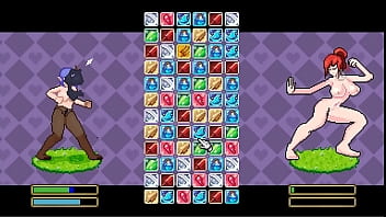Doki Doki Tri-line [jogo Hentai NSFW] Ep.1 As brigas de gato da Succubus rasgam suas roupas enquanto lutam