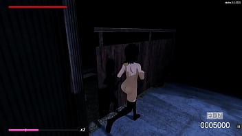 Рошуцу [SFM Hentai game], эпизод 1, японская девушка-эксгибиционист, обнаженная на улице