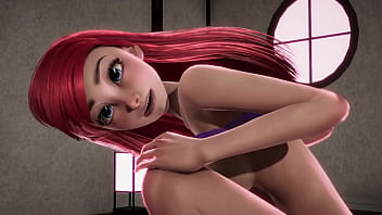 Рыжая Русалочка Ариэль получает кримпай от Жасмин - Disney Porn