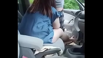 Dogging wife suck other man cock in car