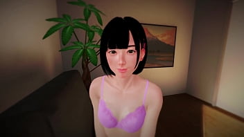 Sexaloide Freundin auf dem Sofa [3D Hentai, 4K, 60FPS, Unzensiert]