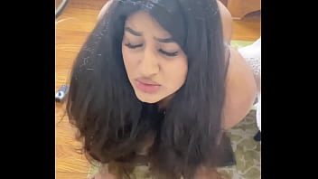 Horny brown indian anal finger