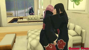 Наруто Хентай Эпизод 6 Сакура и Конан умудряются устроить секс втроем и в конечном итоге трахаются со своими двумя друзьями, поскольку они очень любят молоко.
