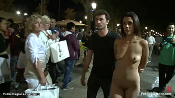 Spanish babe fucked in public