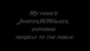 Jenifer Walker exposing herself to the public