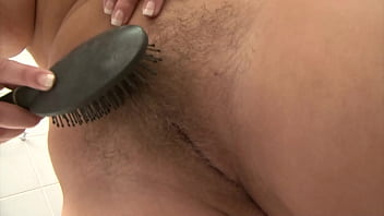 MILF Fills Her Hairy Hole With Some Hard Dick