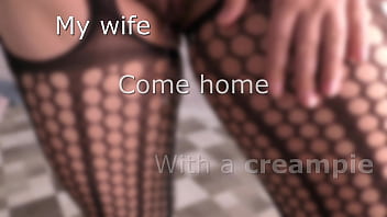 Cheating wife come home with a creampie inside her fertile pussy and then ride cuckold hubby dick in a cowgirl sloppy seconds - Milky Mari