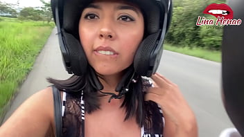 Exhibitionism - I want to masturbate so I do it on my motorbike while everyone passing by sees me and I get so excited that I squirt