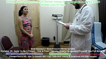 El humillante examen físico de la tarjeta verde de Sexi Mexi Jasmine Rose del doctor Tampa captado por cámaras ocultas @GirlsGoneGyno Reup