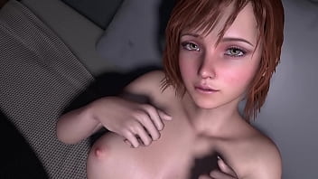 Симпатичная миниатюрная девушка с большими сиськами занимается сексом | 3D порно видео от первого лица
