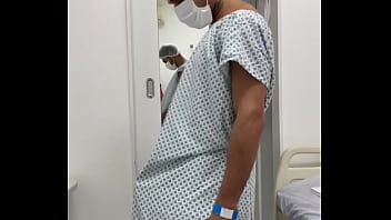 Boy does display in hospital room