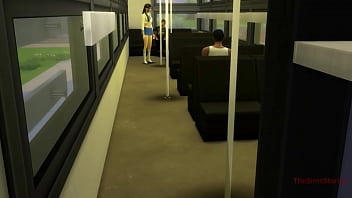 سيمز 4 ، تم فتاة جامعية يابانية ومارس الجنس بدون رحمة في الحافلة