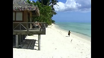 On a Tropical Island Two Guys Double Penetrate Waitress Eva Roberts