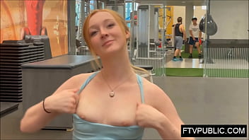 teen in the gym