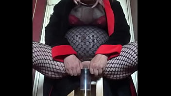 bisexual crossdresser wants for nothing more than your pee filling up his tube so he can swallow it part 9