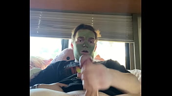 Fit Guy Strokes His Cock While Doing Skin Care Routine - Instagram: @joshuaaalewisss