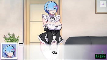 Rem from Re:Zero is tired of being a Maid and wants to be a porn star