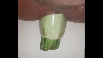 Gay anal zucchini