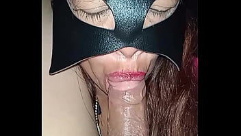 My Vero came to give me a blowjob until I cum in her mouth