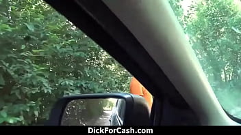 Latino Gets Paid for Having Sex with Stranger in The Woods - Dickforcash