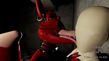 FOXY R34 FNAF CAUGHT ME DICK LACKIN' IN GAMING' ROOM