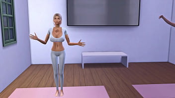 Amigas se divertindo no yoga //The Sims 4 //3d