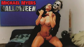 Infernal Halloween Une femme mariée a eu des relations sexuelles avec Michael Myers Halloween - Natzinha Morena
