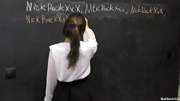 shy classmate sucks teachers big cock after class 18 yo