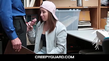 CreepyGuard - Cute Teen Hayden Hennessy Caught Shoplifting