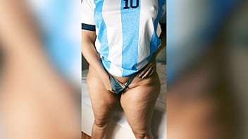 Celebrating Winning The World Cup With Big Ass Argentina
