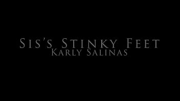 Bully Step-Sis Has Stinky Feet - Karly Salinas